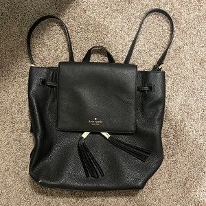 Kate Spade Medium Backpack adjustable straps, black